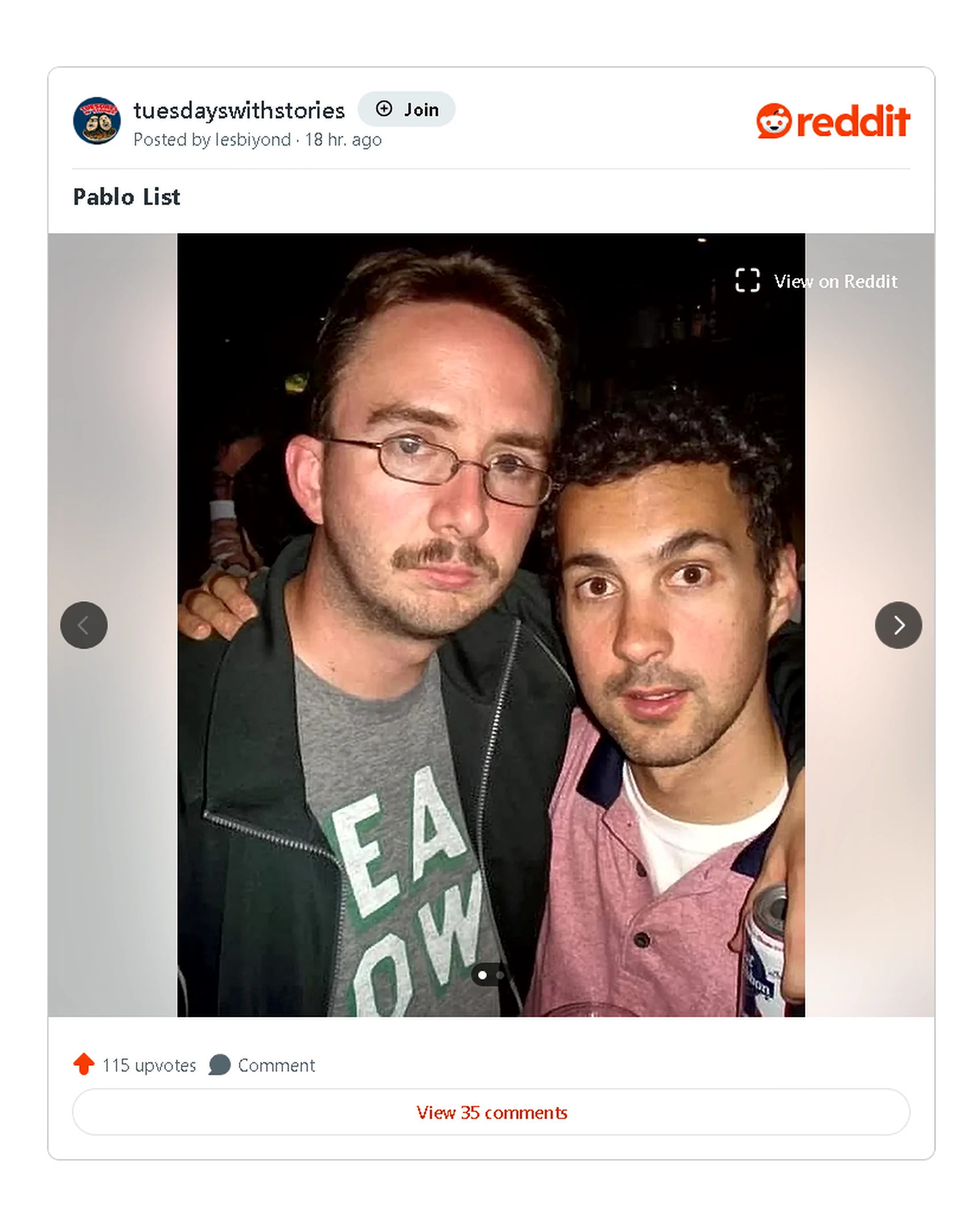 Third Best Reddit Post