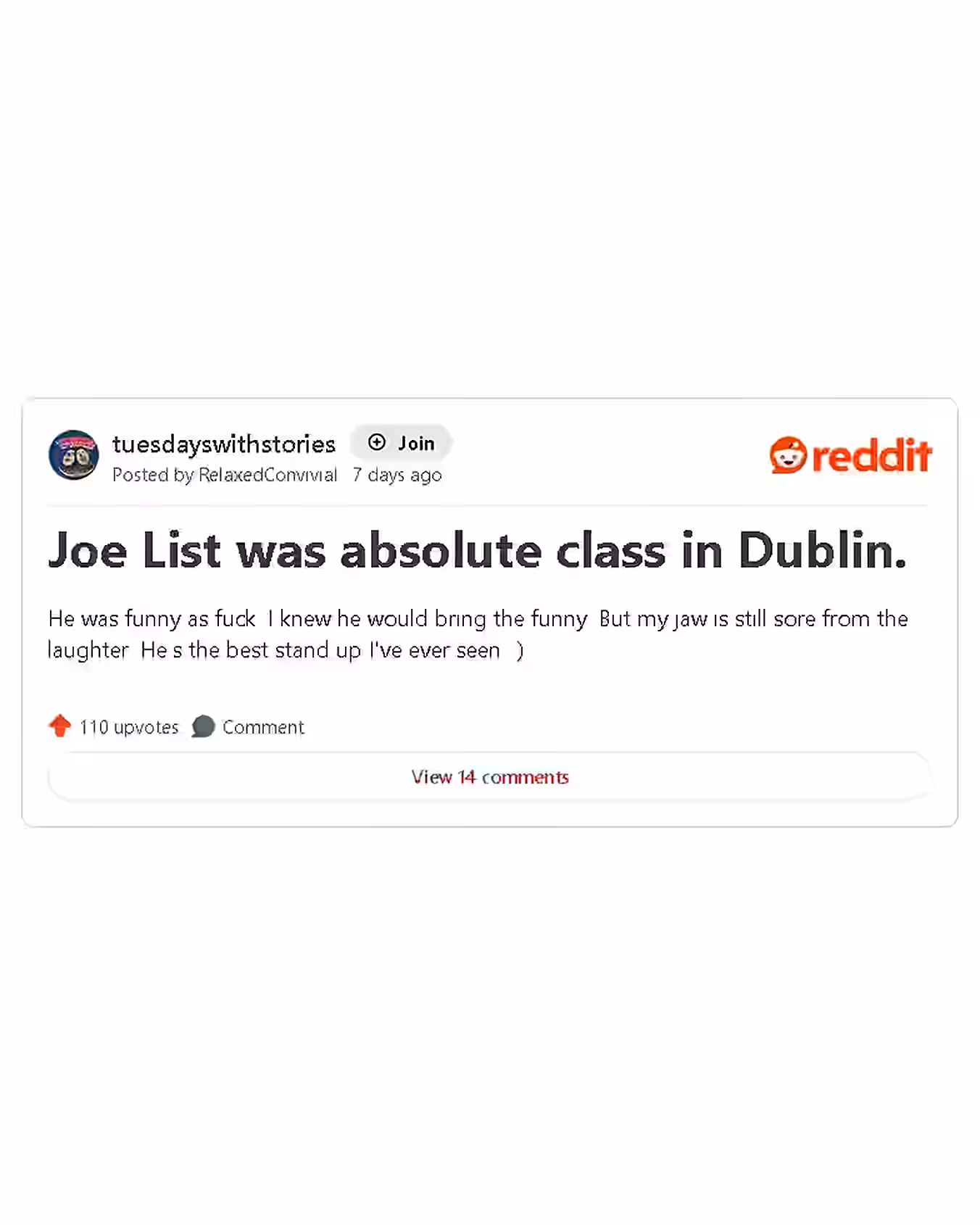 Top Reddit Post