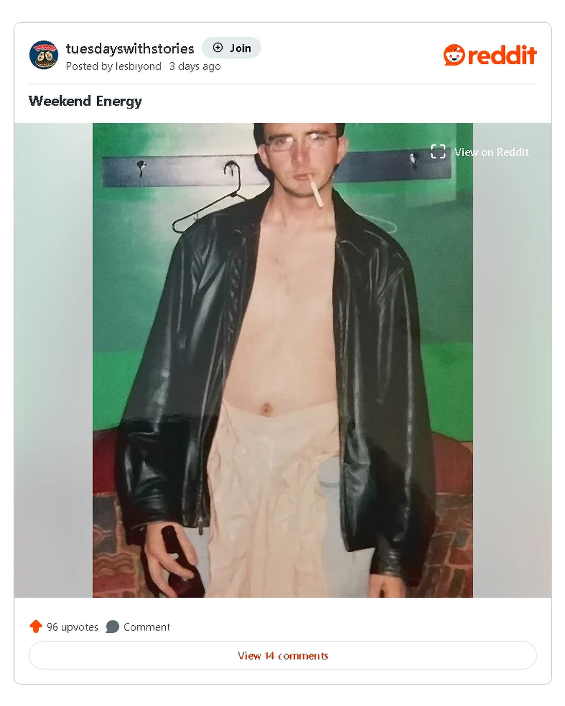 Third Best Reddit Post