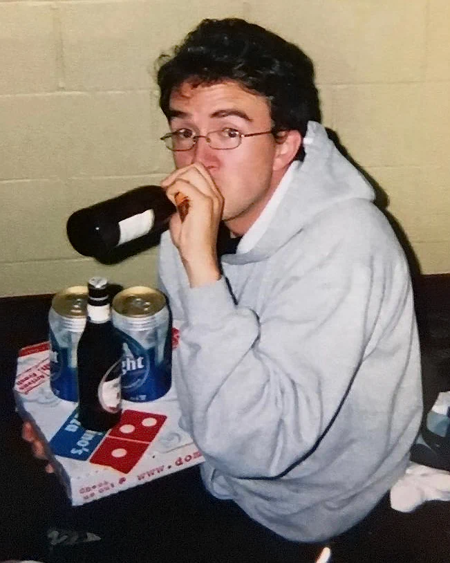 Domino's pizza, beer, and young comedian Joe List of Tuesdays with Stories. Find more about Joe at www.tuesdayspod.com/joe-list