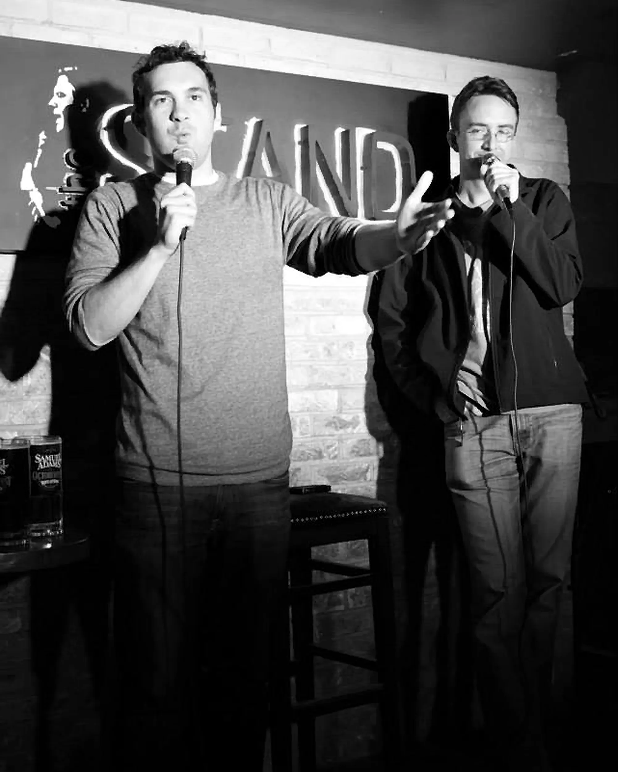 Comedians Mark Normand and Joe List of Tuesdays with Stories performing at the Comedy Stand. Find Mark Normand Tour Dates and Joe List Tour Dates at www.tuesdayspod.com/find-a-show
