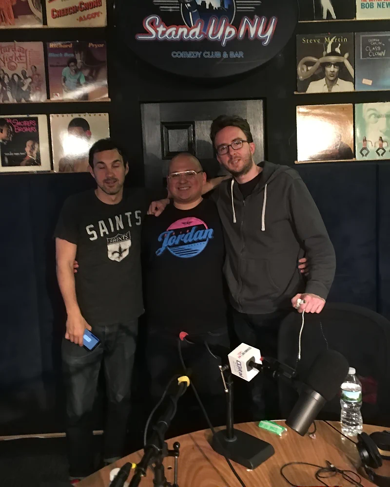 Stavros Halkias at Stand Up NY with comedians Mark Normand and Joe List of Tuesdays with Stories. Find Mark Normand Tour Dates and Joe List Tour Dates at www.tuesdayspod.com/find-a-show