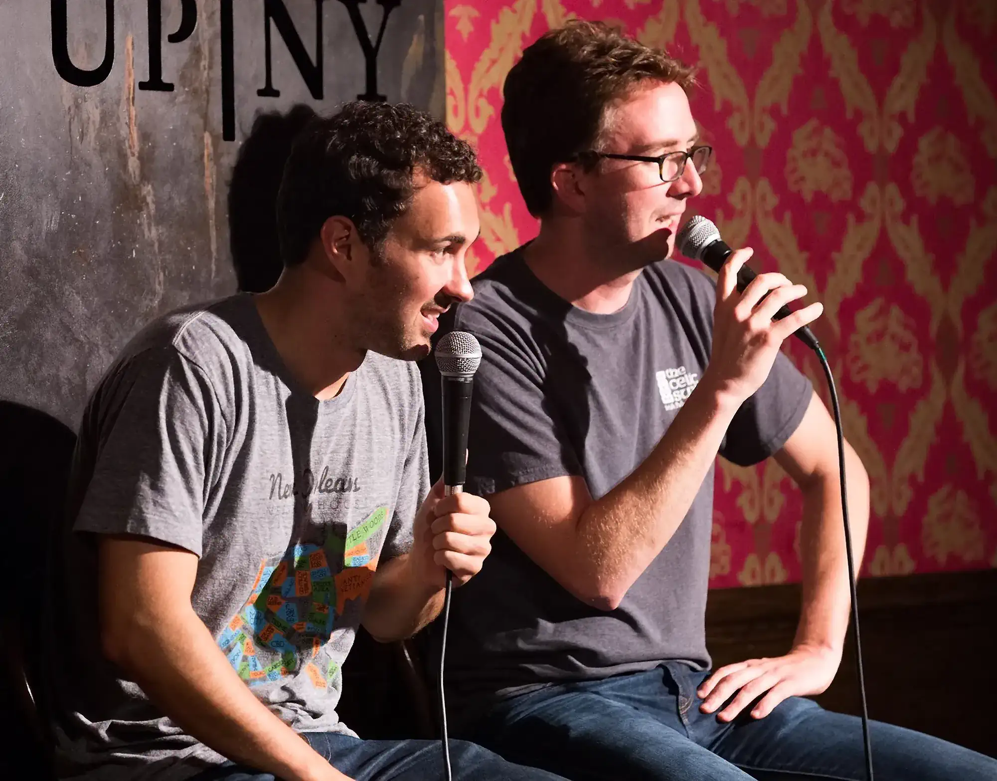Tuesdays with Stories Comedians Joe List and Mark Normand performing at Stand Up NY. Find Mark Normand Tour Dates and Joe List Tour Dates at www.tuesdayspod.com/find-a-show